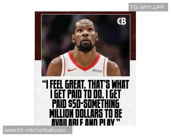 杜兰特谈连败压力：胜利渴望促使球队奋发向上